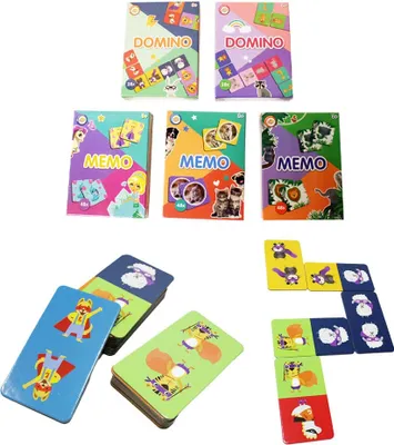 Immagine prodotto di Giochi Mix Memo e Domino - 5 assortiti - 20 cm circa
