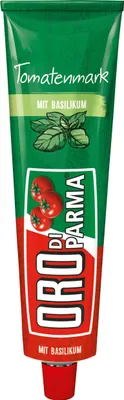 Produktbild von Oro di Parma Tomatenmark mit Basilikum zweifach konzentriert 200g