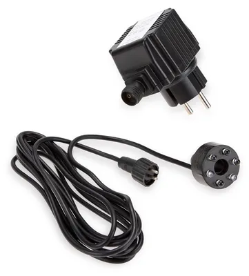 Produktbild von CLGarden LED Ring Quellsteinbeleuchtung Set weiß für Springbrunnen inkl. 12V Netzteil Trafo Gartenbrunnen