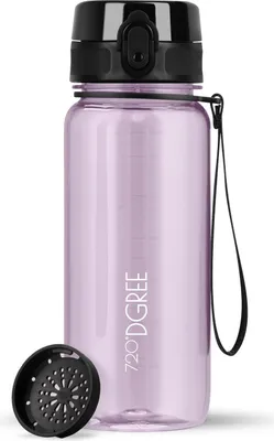 Image de Gourde uberBottle crystalClear avec filtre, 650 ml / Lilas / 720°