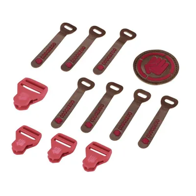 Produktbild von CoocaZoo MatchPatch Ergänzungsset, Kunstleder Hibiskus Melange