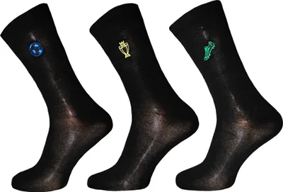 Immagine prodotto di Pandastick - Calzini da uomo (confezione da 3) 1436 (39,5 EU - 45,5 EU) (Nero)