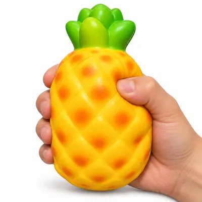 Produktbild von Trendiger Ananas Stressball Squishy, Quetsch- & Anti-Stress-Spielzeug, TikTok Fidget Squishy, Ananas, KI-generiertes Bild