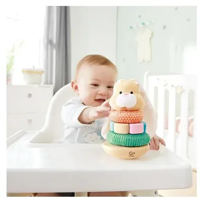 Produktbild von Hape Bunny Stacker, Mehrfarbig