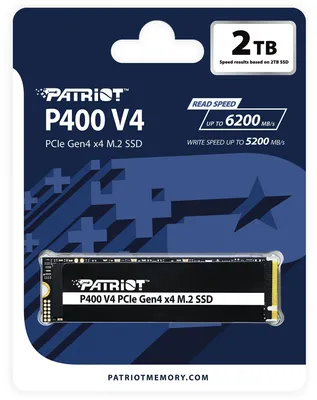Obrázok produktu pre Patriot P400 V4/2TB/SSD/M.2 NVMe/Heatsink/5R