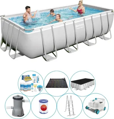 Zdjęcie produktu dla Zestaw basenowy - prostokątny Bestway Power Steel 488x244x122 cm