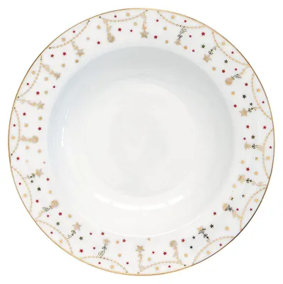 Image de 6 Assiette Creuse 21,5 Cm - Christmas Lights - Easy Life