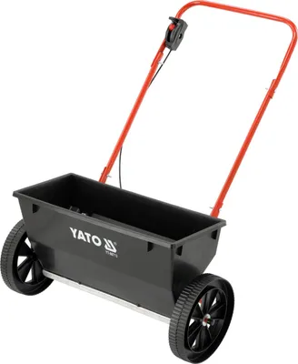 Produktbild von Handstreuwagen 25 L Saatgut & Dünger Sand Salzstreuer – 50 cm Arbeitsbreite, 25 cm Räder für Rasen & Garten