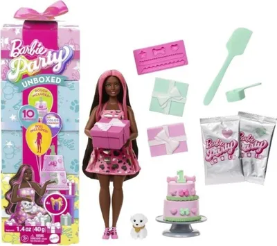 Image de Barbie Party Reveal Barbie - rose JFG71 TV