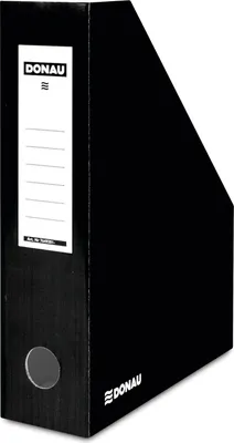 Image de Porte-revues, noir, carton, A4 / 80 mm, DONAU, 7649201-01FSC