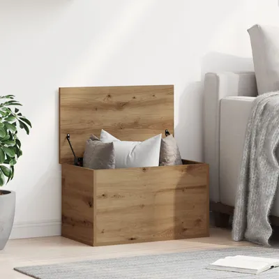Produktbild von Möbel Aufbewahrungsbox mit Deckel Artisan Eiche 60x35x35 cm - Sitztruhen 868703