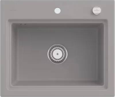 Produktbild von Villeroy & Boch Keramikspüle 336A02KD, Subway Style 60 S Einbauspüle - inkl.