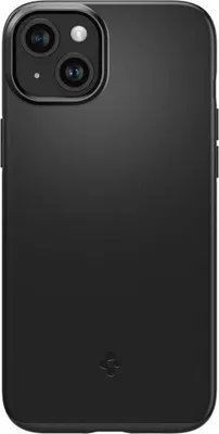 A black iPhone case shown from the back.
