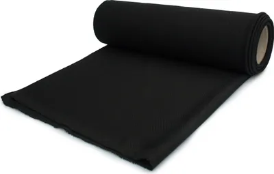 Obrázek produktu pro Lakosta Pletená látka Waffle Structure Black 50 x 150 cm