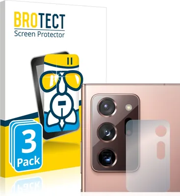 Produktbild von 3x BROTECT Schutzglas für Samsung Galaxy Note 20 Ultra / 5G (Kamera) Schutzfolie Panzer Folie Glas Display Schutz klar