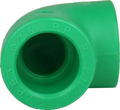 Produktbild von PPR Aqua-Plus Fusiotherm 90° Bogen 25mm, Wasserrohr, Heizungsrohr