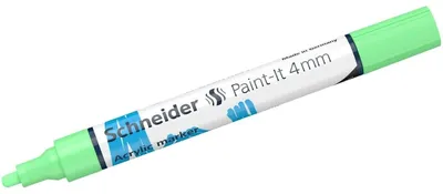 Image de Marqueurs acryliques Schneider, Paint-It 310/320/330, couleur:vert pastel, largeur de trait:4 mm