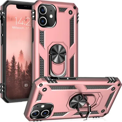 Produktbild von Armor Outdoor Handyhülle für Apple iPhone 12 Pro Handy Panzer Case Cover Schutzhülle Farbe: Rosegold