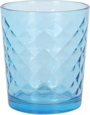 Produktbild von 6er Trinkgläser Gläser Wassergläser Wasserglas Glas Trinkglas Blau 360 ml