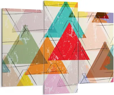Produktbild von Bild auf Leinwand - Leinwandbild - Abstraktion modern - 130x100cm - Wand Bild - Wanddeko - Leinwanddruck - Bilder - Kunstdruck - Wanddekoration - Leinwand bilder - Wandkunst - CB130x100-3685