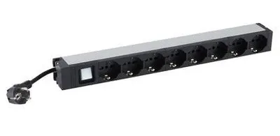 Obrázek produktu pro bticino C915308CL Prodlužovací kabel 3 m 8 zásuvek AC vnitřní Černá, šedá
