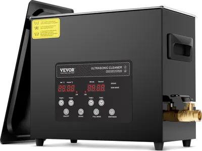 Produktbild von VEVOR 6 L Ultraschallreiniger 180 W digitales Ultraschallreinigungsgerät mit Schonmodus & verbesserter Entgasung, 40 kHz industrieller Schmuckreiniger mit Heizung & Timer, für Brillen UhrenVEVOR 6 L Ultraschallreiniger 180 W digitales Ultraschallreinigungsgerät mit Schonmodus & verbesserter Entgasung, 40 kHz industrieller Schmuckreiniger mit Heizung & Timer, für Brillen UhrenVEVOR 6 L Ultraschallreiniger 180 W digitales Ultraschallreinigungsgerät mit Schonmodus & verbesserter Entgasung, 40 kHz industrieller