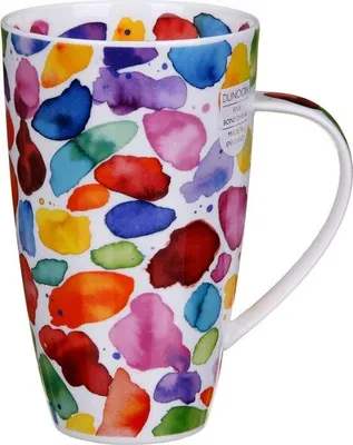 Imagen del producto de Taza Dunoon Blobs, color rojo Henley