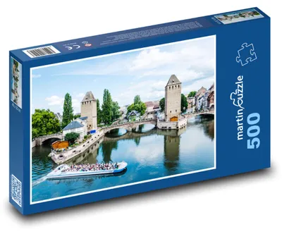 Obrázok produktu pre Puzzle 500 Štrasburg - Historické mosty - martinpuzzle