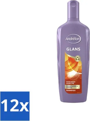 Produktbild von Andrélon - Shine - Shampoo - 300 ml - Vorteilspack - 12 Stücke