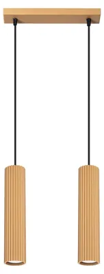 Imagen del producto de Lámpara colgante KARBON, color dorado, 2 unidades