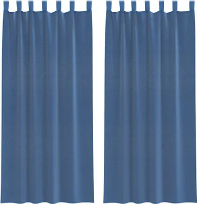 Obrázok produktu pre vidaXL Voálové závesy s pútkami 2 ks. Kráľovská modrá 140x245 cm