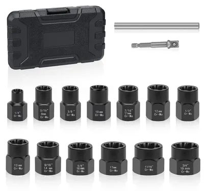 Produktbild von Solidchoice – 14-teiliges Set zum Entfernen beschädigter Schrauben