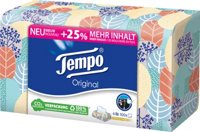 Produktbild von Tempo 830489 Tempo Taschentücher Original 100 Tücher