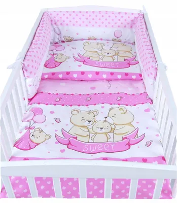 Produktbild von BabyLux Bettwäsche-Set 3-teilig Kinderbett 90x120 cm