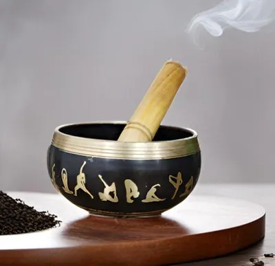 Produktbild von Famanu Klangschale 'Yogi' für Meditation und Gebete - Buddhistisch Tibeter Musikinstrument