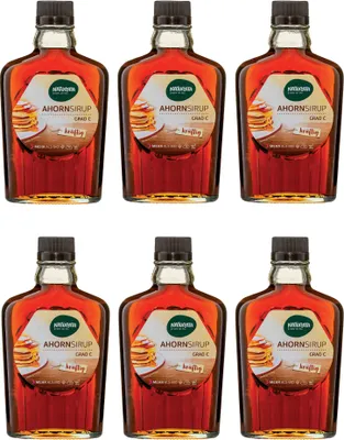 Produktbild von Ahornsirup Grad C, kräftig, 6 x 375 ml