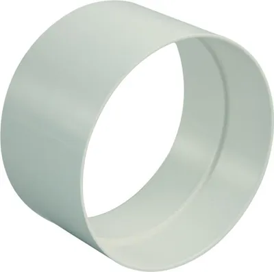 Produktbild von Marley Rohrverbinder Rundrohr Ø 125 mm, weiß