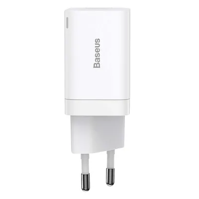 Zdjęcie produktu dla Baseus Super Si Pro szybka ładowarka USB / USB Typ C 30W Power Delivery Quick Charge biały (CCSUPP-E02)