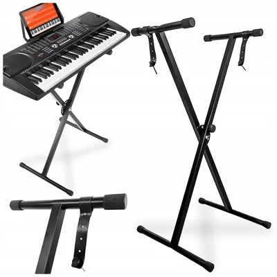 Produktbild von Stabiler, verstellbarer X-Keyboardständer faltbar