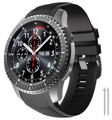Produktbild von Silikonarmband für Samsung Gear S3 und Galaxy Watch 46 mm