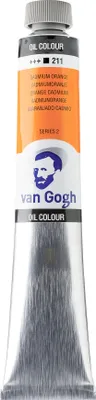 Image de Van Gogh peinture à l'huile tube 60 ml orange cadmium 211