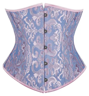 Produktbild von Damen- Mieder mit Schnürung Gotik Verziert Satin Renaissance Lila S