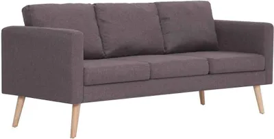 Obrázek produktu pro vidaXL Třímístná pohovka Fabric Taupe