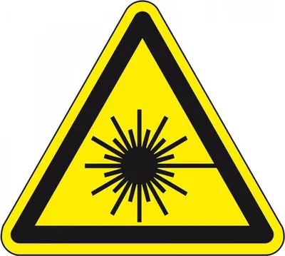 Produktbild von Dreifke® Aufkleber I Warnschild Warnung vor Laserstrahl, Folie, selbstklebend...