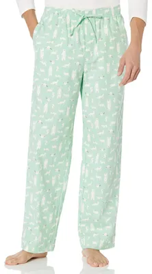 Immagine prodotto di Pantaloni da pigiama in flanella traspirante da uomo, marca Essentials (disponibili anche in confezioni multiple)