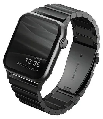 Zdjęcie produktu dla Pasek UNIQ Strova Apple Watch 42/44/45/46/49mm czarny