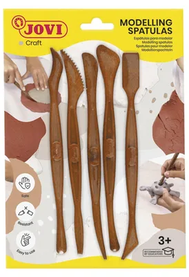 Zdjęcie produktu dla JOVI 5 JOVI Modellierwerkzeug braun 5 St.