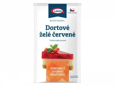 Obrázek produktu pro Dortové želé červené 1 x 10 g