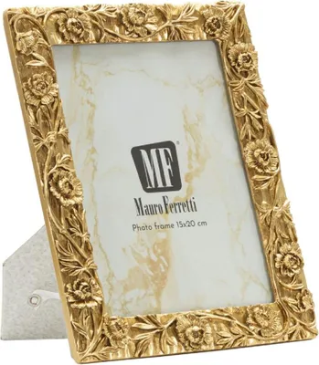 Produktbild von Mauro Ferretti Fotorahmen Mohnblume Gold 15x20 cm