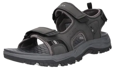 Produktbild von Skechers Herren-Sandale RELAXED FIT PREWITT - RIGDON Schwarz-Grau, Farbe:schwarz, EU Größe:45